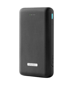 URBN 20000mAh 35W Turbo Fast Charging Power Bank | Dual Output | PD + QC Compatible | Two-Way Fast Charge | Pass-Through Charging | for MacBook Air, iPhone, Samsung, Android & More (Black)